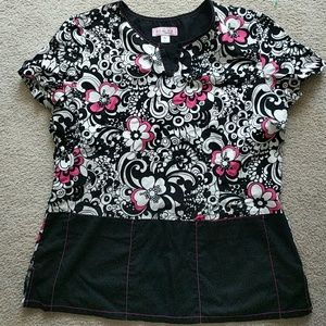 Koi Scrub Top XL